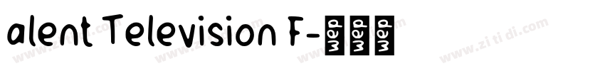 alent Television F字体转换